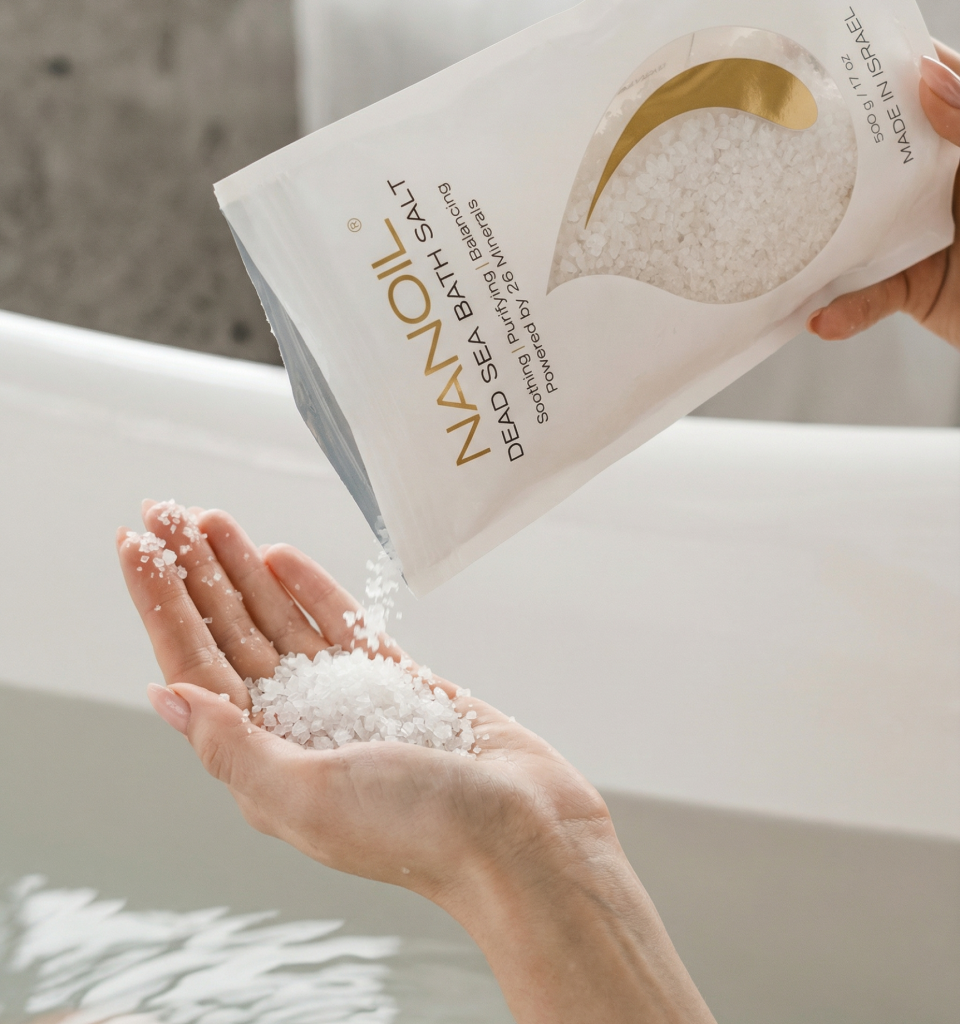 sea salt bath salts nanoil